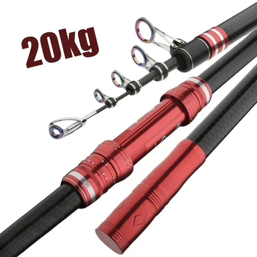 Fishing Rod Surf - Canne à pêche télescopique 2,7m 3,6m