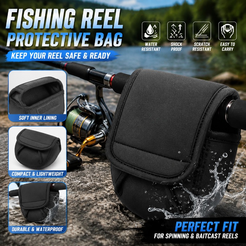 Fishing Rod Spinning - Housse de protection pour moulinet de