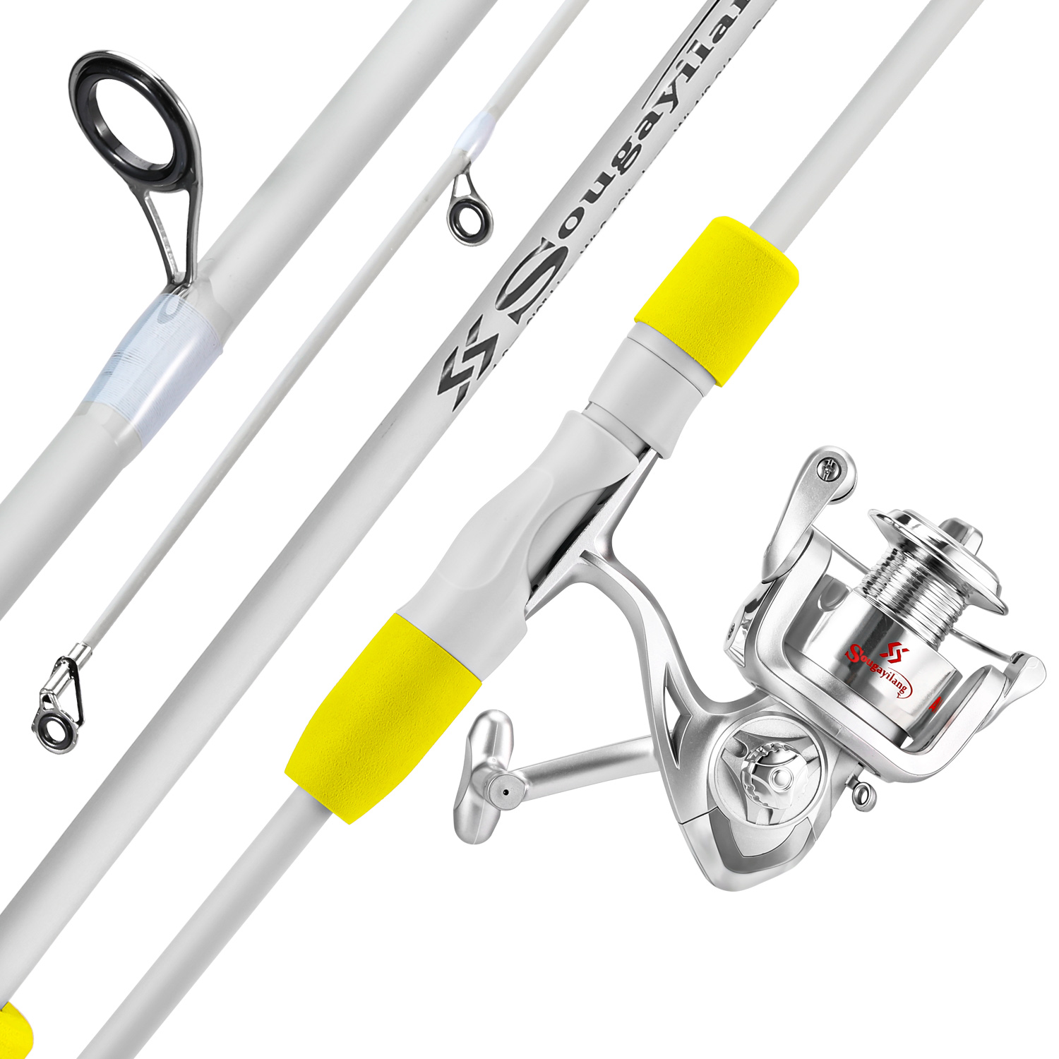 Fishing Rod Spinning - Sougayilang 2 sections canne à pêche