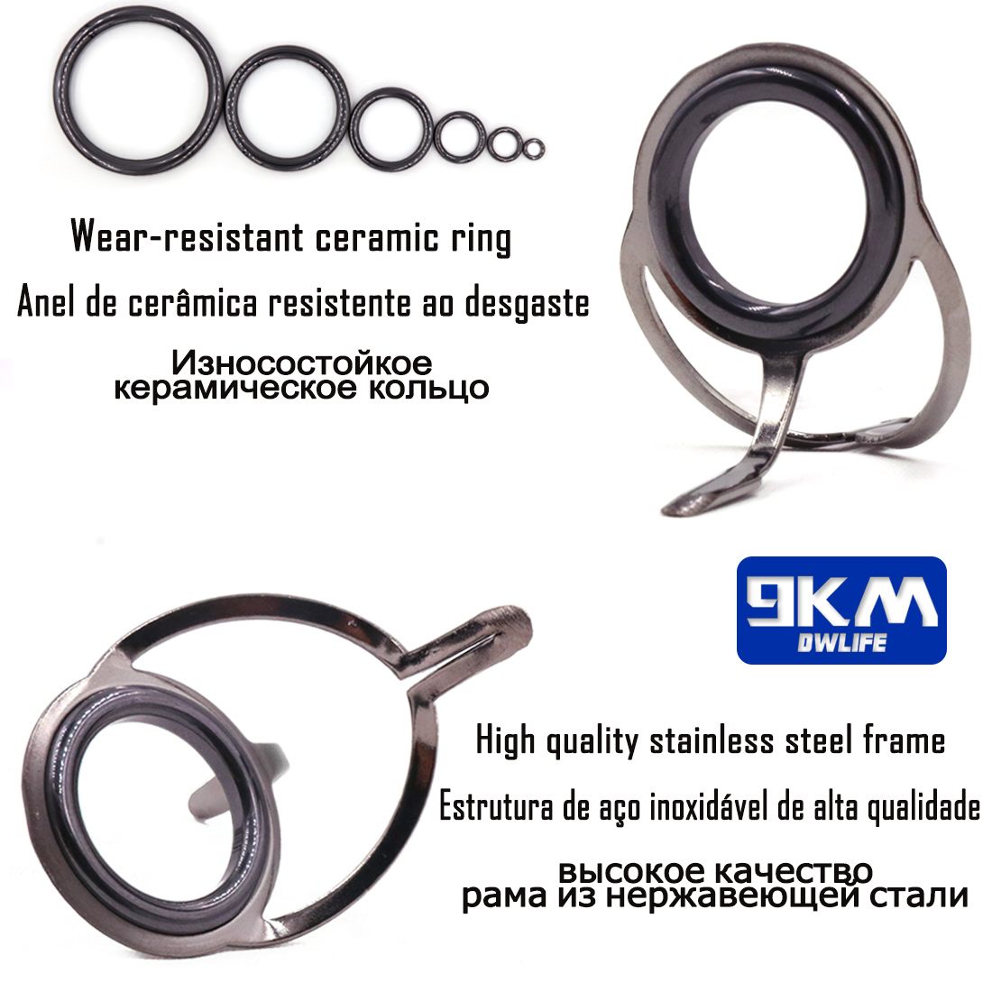 Guide de canne à pêche 9 ~ 200 - Fishing Rod Guide Replacement avis et prix