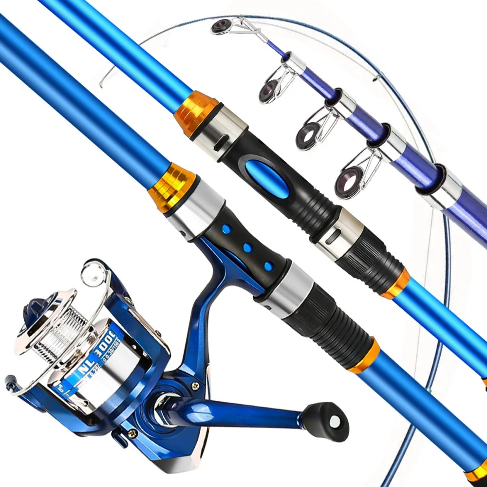 Ensemble de canne à pêche téle - Fishing Rod Spinning avis et prix