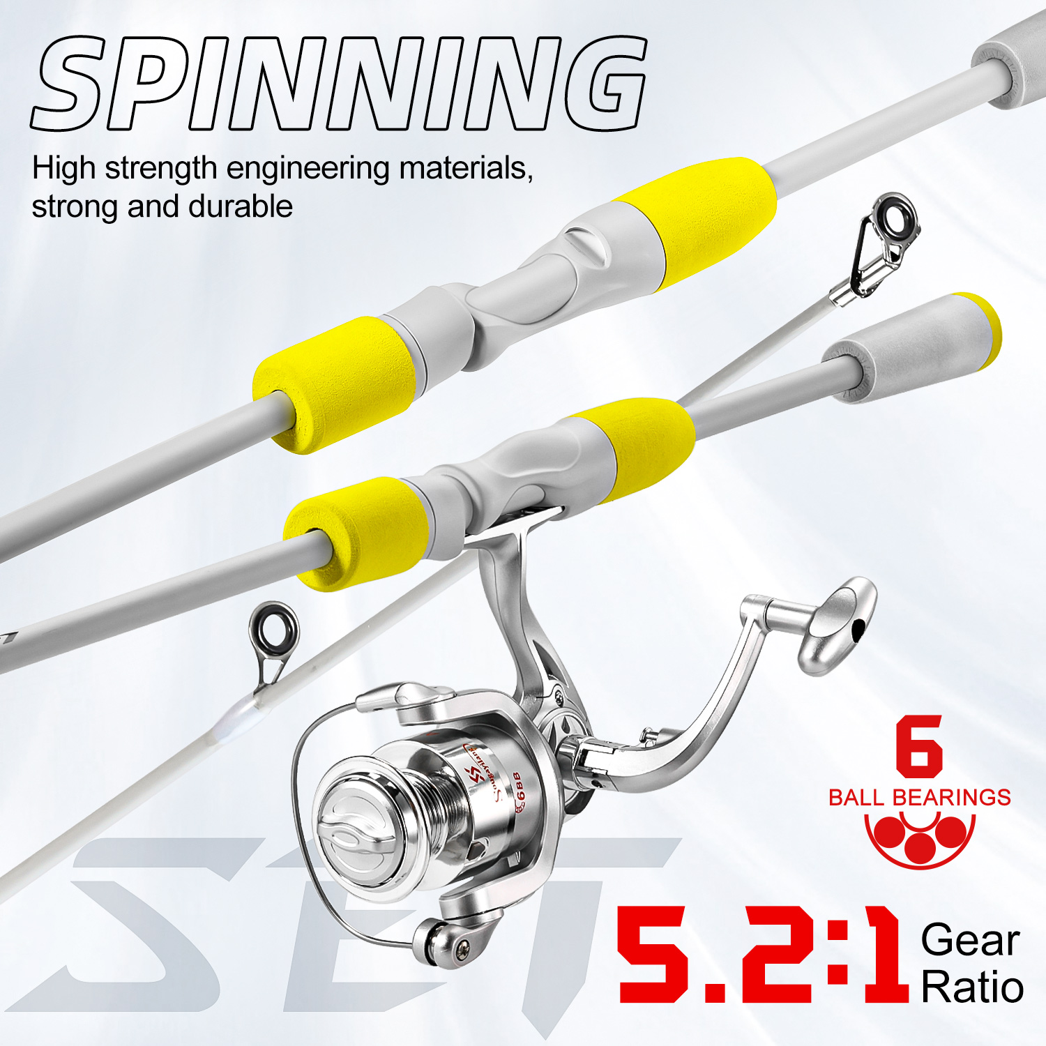 Sougayilang 2 sections canne à - Fishing Rod Spinning avis et prix